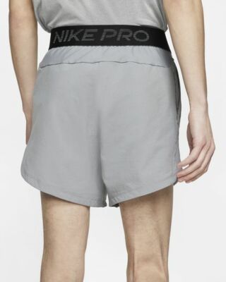 $65 NEW Mens Nike Pro Flex Rep Hybrid Training Shorts Grey CJ4997-073 XL 