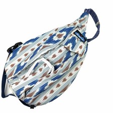 Kavu Rope Sling Bag River Ikat Canvas Shoulder Bag Backpack Travel Unisex NEW