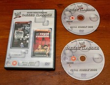 WWF / WWE Tagged Classics: Royal Rumble 1999 & 2000 - wrestling DVDs - UK PAL