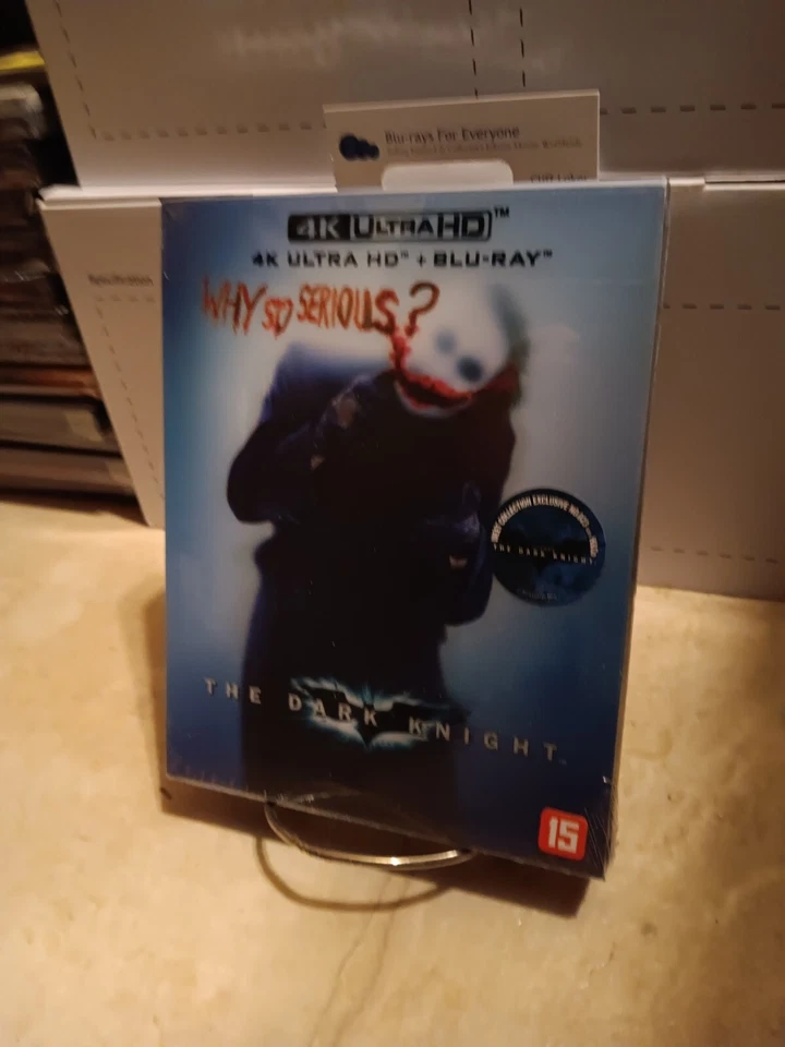 The Dark Knight 4K Lenticular SteelBook Blu-ray Weet Exclusive [2008] ShpNextDay - Image 3 of 4