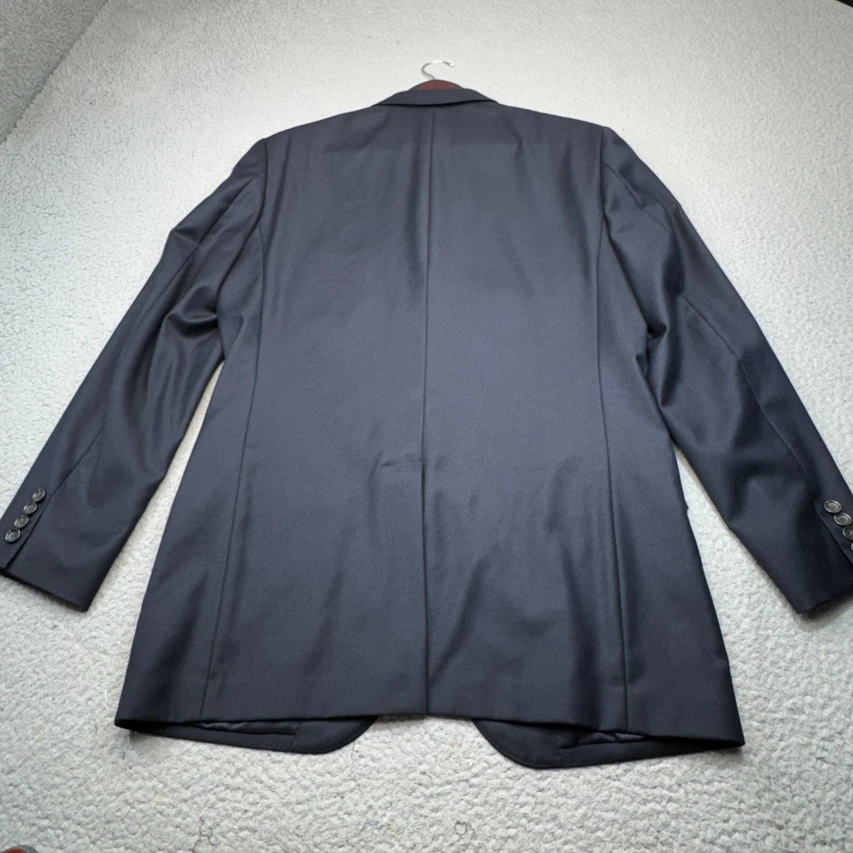 J Crew Traje Chaqueta Hombres 40 Largo Azul Ludlow Calce Ajustado Loro Piana Lana Abrigo Deportivo Foto 2 de 4