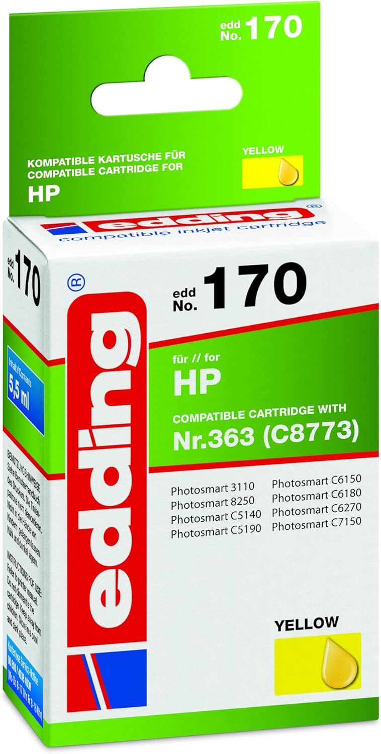 Монтажный патрон Druckerpatrone 18-170 шт. Номер HP 363 Картуш C8773 Einzelpatrone