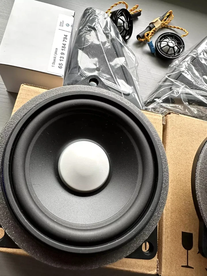 Genuine BMW 5 Series F10 F11 Harman Kardon Tweeters + Speakers Cover Set Upgrade - Image 3 of 3