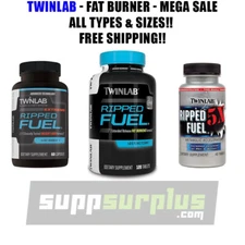 Twinlab Ripped Fuel Tablets - ALL Types - Force Factor & EVL Fat Burner  SALE!!!