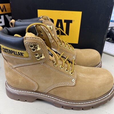 PICK SIZE - Caterpillar Men's Honey Second Shift Steel Toe 6