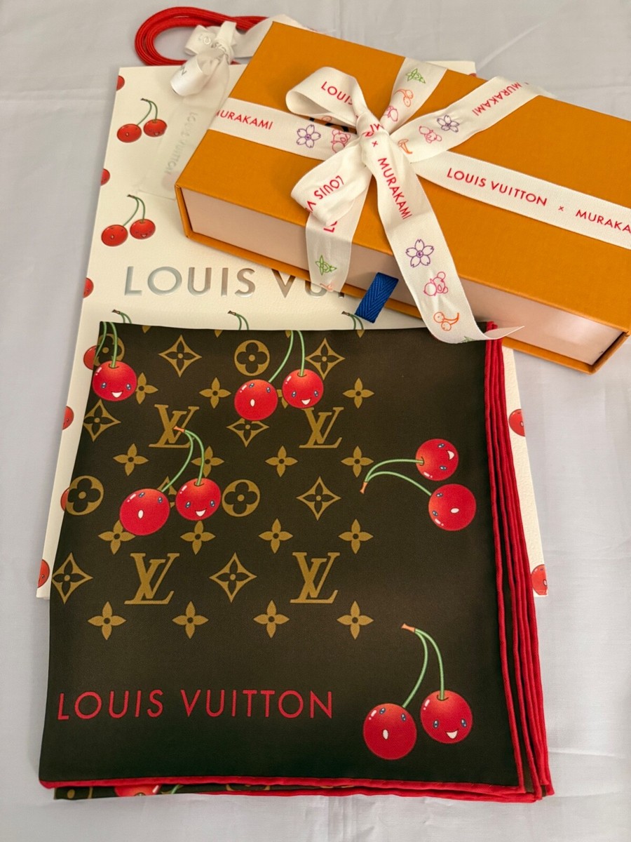 LOUIS VUITTON × MURAKAMI スカーフ NEW LOUIS VUITTON Limited Edition BLACK MULTICOLOR MURAKAMI