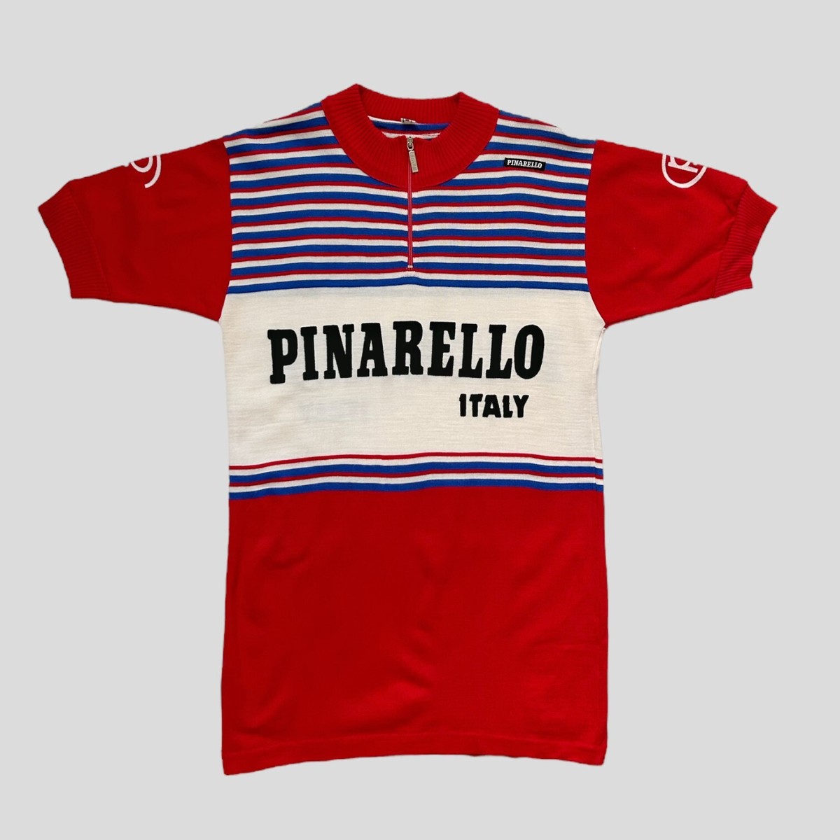 70s Vintage Pinarello Italy Cycling Jersey Bicycle Santini 70s Vintage Pinarello Italy Cycling Jersey Bicycle Santini