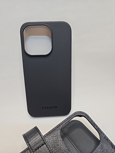 COACH NEW YORK Folio Wallet Detachable Case - Apple iPhone 15 Pro 6.1"(Charcoal) - 第 23/23 張圖片