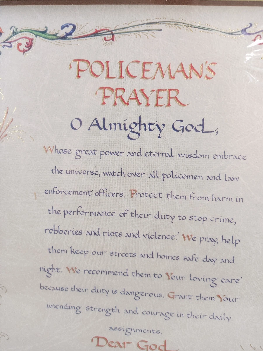 Policeman Prayer
