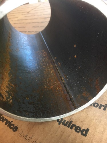 6 NPS Pipe Weld on Steel Collar 1/4 + THICK Sch 40 Wall 1 1/2 Long Rustic Art