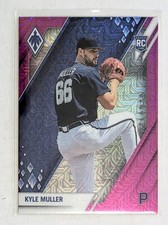 2022 Panini Chronicles Phoenix Kyle Muller Purple Mojo /99 RC #9 Atlanta Braves