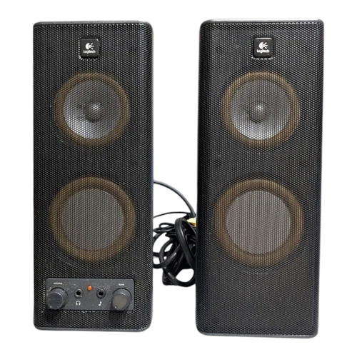 Logitech X-140 2.0 Computer Speakers S-0264A - Tested Working