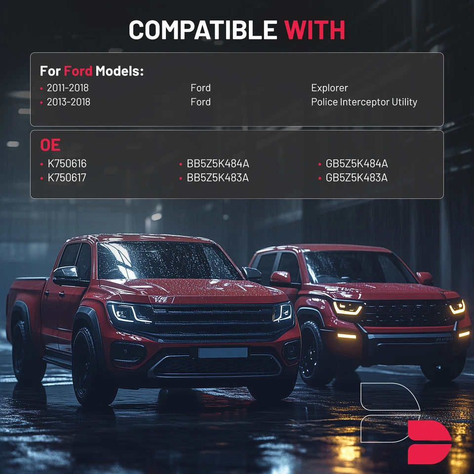 PAIR Front Sway Bar Links Ford Explorer 2011 2012 2013-2018 K750616 K750617 - Image 3 of 4