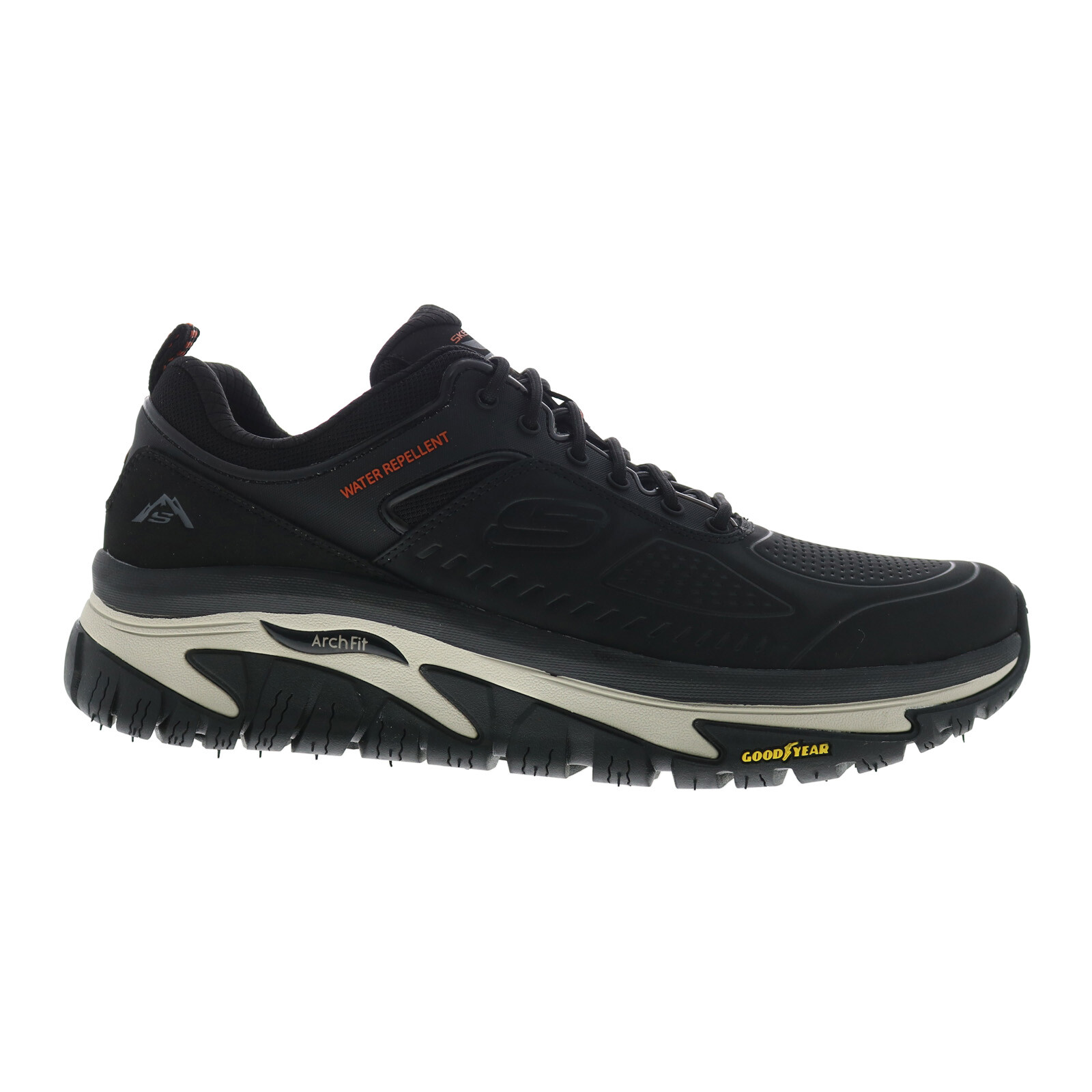 Skechers Arch Fit Road Walker Recon Mens Black Lifestyle Sneakers Shoes