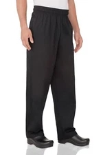 CHEF WORKS DRAWSTRING PANTS BLACK NBBP-000 XL