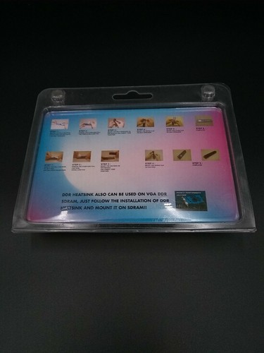 New Thermaltake Memory Cooling Kits A1092 Heatsink DDR SDRAM Instructions Vintag - Picture 2 of 2