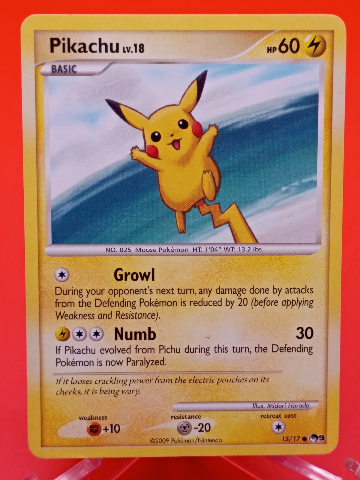 Pikachu 15/17 POP Series 9 Near Mint Pokémon TCG