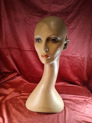 Alter Frauenkopf Büstensilhouette Pierre Balmain Paris Büste Gemarkt Vintage6511