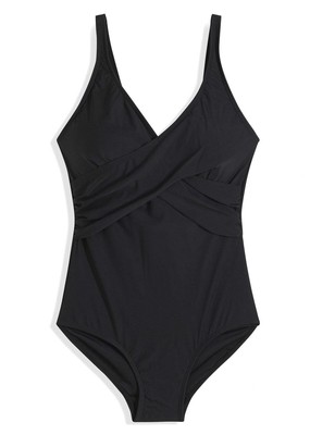 Shape Badeanzug mit leichter Formkraft Gr. 36 bis 50 Schwarz Schwimmanzug Neu