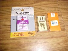 Lot Of 4 Twin Double Sewing Needles Germany