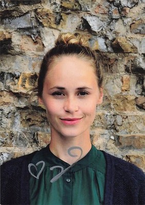 Inez Bjorg David UH Für Andreas original signiert Autogrammkarte AK 2571 K