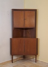 Meuble d'angle en Teck. Vintage Scandinave 1960s