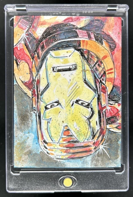 2018 Pakkins Land Iron Man Skizze signiert von Gary Shipman #1/1