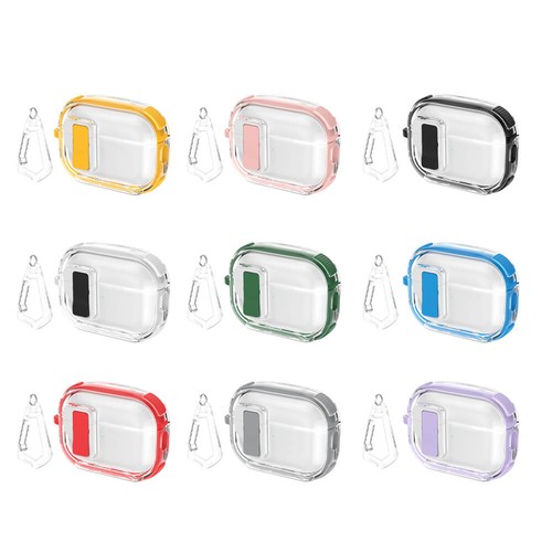 For Apple AirPods 4th Gen/Pro 2 Shockproof Armor Lock Case with Keychain - Picture 13 of 22