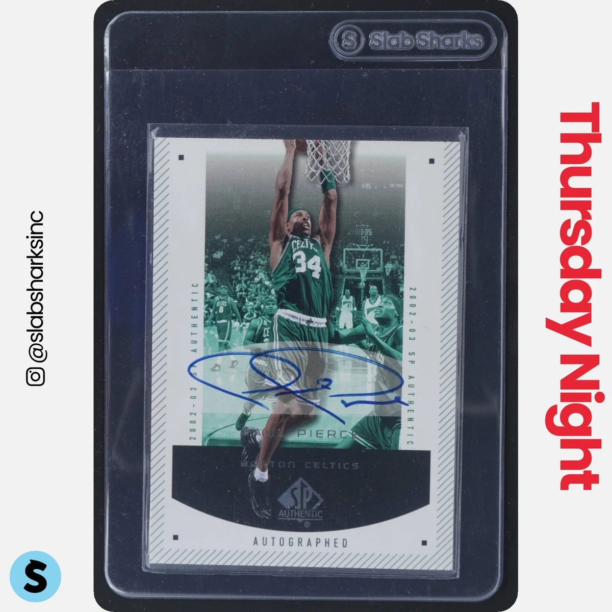 Paul Pierce Basketball Autographed Sports Trading Cards