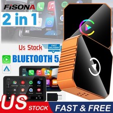 USB Auto Wireless CarPlay Adapter For Apple Android Wireless Dongle Plug   Play