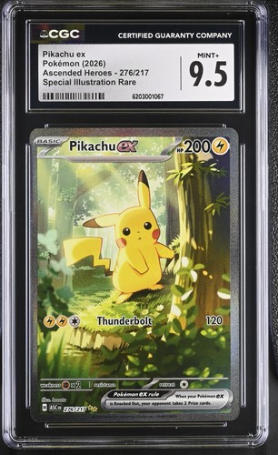 Pikachu ex graded CGC 9.5 for sale on eBay