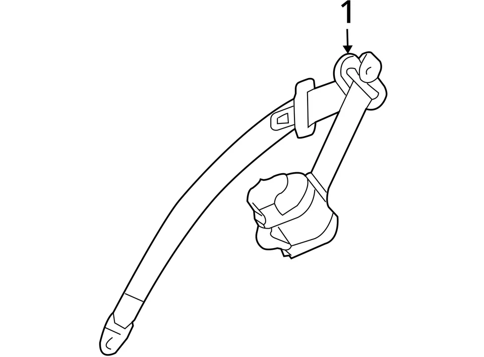 PORSCHE BOXSTER 987.1 2005-2008 OEM CONJUNTO RETRACTOR CINTURÓN DE SEGURIDAD DELANTERO DERECHO Foto 4 de 4