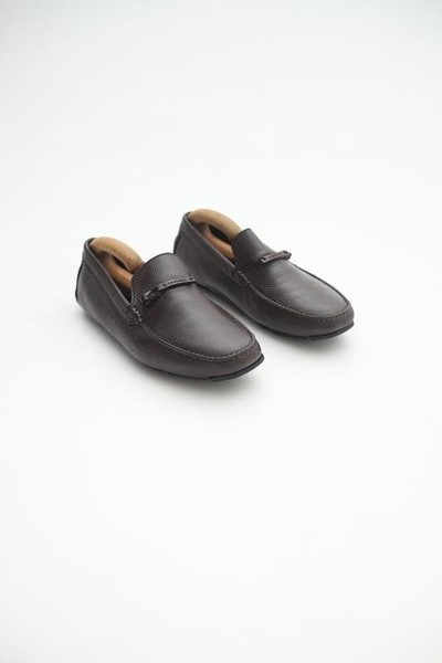 Men a. testoni Loafers Brown 44