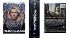 Homeland: The Complete Series, Seasons 1-8 on DVD, TV-Series (31 Discs)