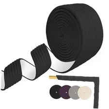 3 in Pipe Insulation Tape - Weather Resistant Foam Tape 3 IN x 13 FT Black