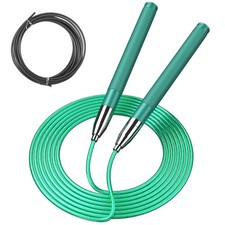Speed Jump Rope for Men Women, Fitness Skipping Rope with Aluminium Handle an...