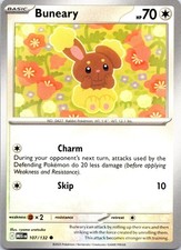 Buneary 107/132 Common Mega Evolution Pokemon NM