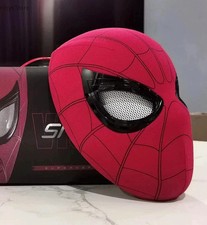 Spider-Man Mask Moving Arachnid Eyes Chin Control Eyes Helmet Masks Props Gift
