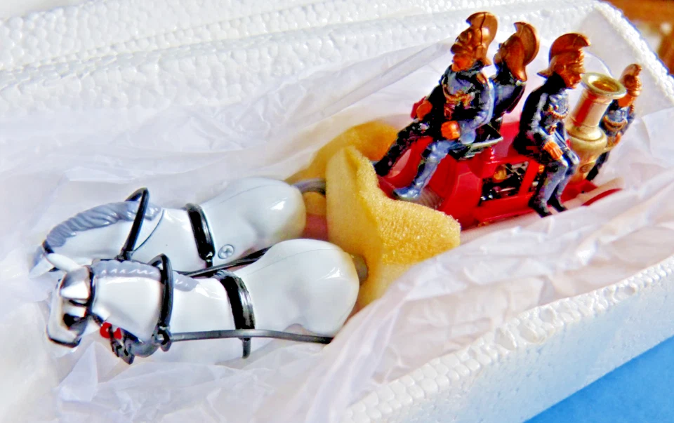 Matchbox Modell YS 46 Models of Yesterday Feuerwehr Pferde gezogen 1880 - Bild 2 von 4