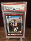 2024 Panini Donruss Caleb Williams #327 Optic preview Red Pandora PSA 9 Bears