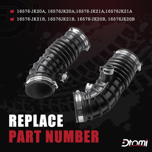 Engine Air Intake Hose Tube, Left and Right Side Compatible With Infiniti Veh... - Picture 3 of 7