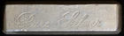 Pure Silver Bar Number 3682 10 oz Vintage Poured Fine .999 Silver
