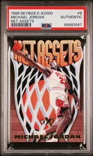 1996 Skybox E-X2000 Net Assets Michael Jordan #8 PSA A POP 5