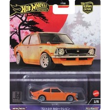 TOYOTA Corolla Levin - 1972 - arancione - HOT Wheels 1:64