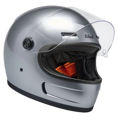 Integralhelm Biltwell Gringo SV Gloss Silver