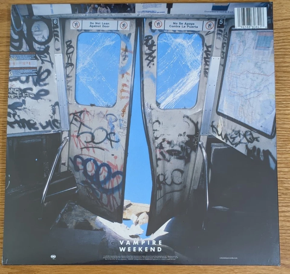 VAMPIRE WEEKEND – ONLY GOD WAS ABOVE US - LTD EDITION - SILVER - VINYL LP - R61 - Image 2 of 2