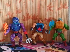 Vintage Masters of the Universe MOTU Spikor Man-At-Arms Rio Blast Action Figures