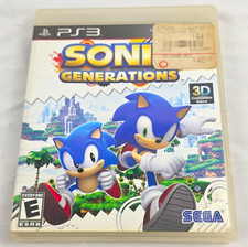 SEGA Sonic Generations (Sony PlayStation 3 PS3) E 2011 NTSC-U/C
