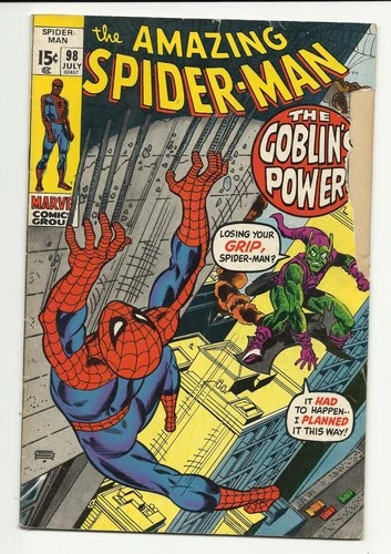 Amazing Spider-Man #98 - 1st series -not approved by comics code - GD/VG 3.0