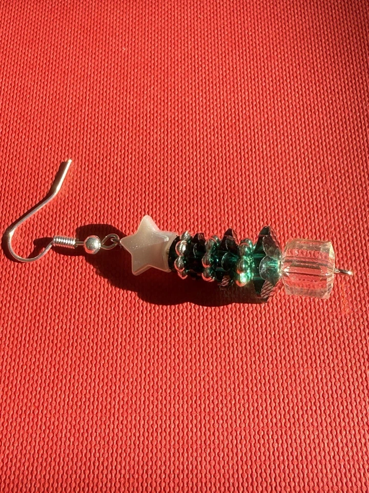 Pendientes de árbol de Navidad de cristal de Swarovski Foto 2 de 4